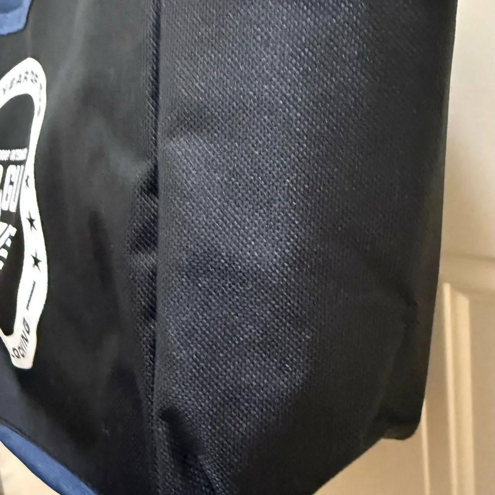 Black and Blue Tote Bag